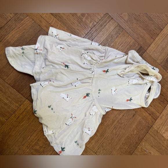 Kyte Baby Twirl Bodysuit Dress in Goat size 6-12 months - Picture 4 of 4